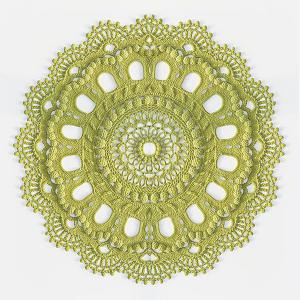 欧式圆形编制地毯