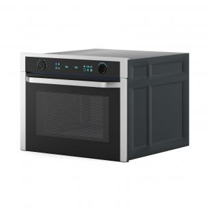 黑色带白边的消毒柜