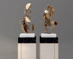 现代轻奢铁艺装饰品摆件