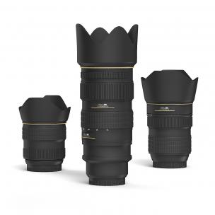 不同规格的相机镜头