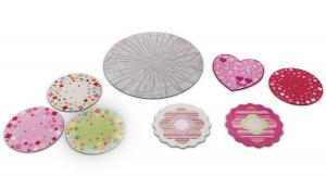 圆形、心形、花朵造型的儿童地毯3d模型 圆形、心形、花朵造型的儿童地毯