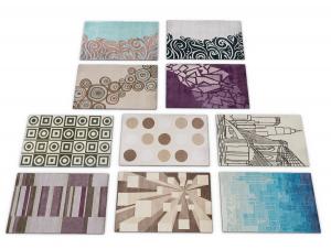 带有视觉冲击力图案的现代方形地毯3d模型 带有视觉冲击力图案的现代方形地毯