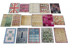 复古田园气息图案的方形地毯3d模型 复古田园气息图案的方形地毯