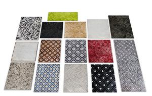 不同颜色的菱形图案的方形地毯3d模型 不同颜色的菱形图案的方形地毯