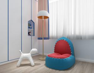 现代儿童卡通鲨鱼嘴懒人沙发