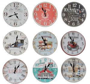 北欧带有装饰图案的钟表3d模型 北欧带有装饰图案的钟表