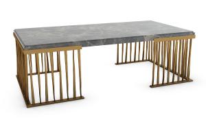 新中式金属栏杆支撑长方形茶几3d模型 新中式金属栏杆支撑长方形茶几