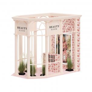 商场欧式带拱形门的售卖亭、摊位