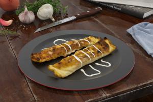 生煎鸡肉卷食品食物