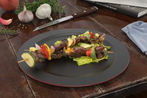 蔬菜肉串食品食物