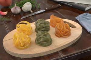 食物之彩色面条团