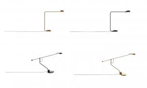 现代金属转折、弯曲台灯