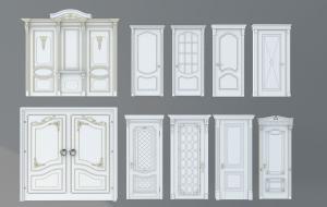 欧式双扇门、卧室门