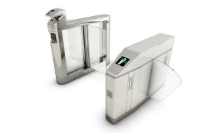 现代地铁入口翼门、闸机