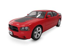 小汽车之红色公羊轿车3d模型 小汽车之红色公羊轿车