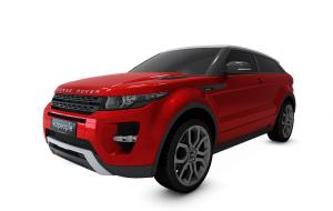 小汽车之红色路虎suv3d模型 小汽车之红色路虎suv