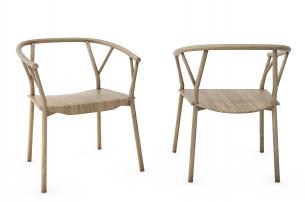 新中式实木休闲椅子、餐椅