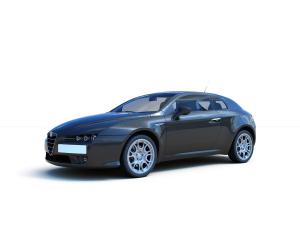 形似阿尔法罗密欧的小汽车3d模型 形似阿尔法罗密欧的小汽车
