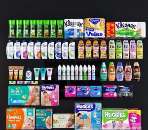 洗发水、卫生纸、尿不湿和卫生巾货架货品组合3d模型 洗发水、卫生纸、尿不湿和卫生巾货架货品组合