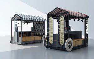 商场超市主题房子造型售货架