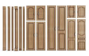 欧式实木门柱、门板
