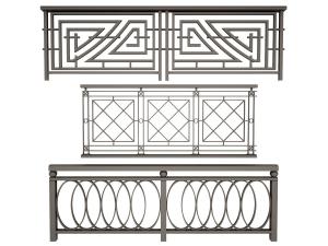 现代铁艺楼梯栏杆 护栏
