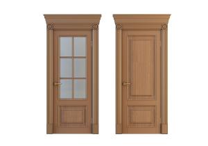 欧式带角线角花的卫生间门、卧室门