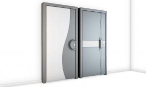 现代软包造型门