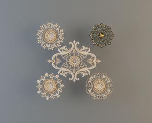 镂空花边型、多边形雕花欧式构件