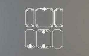 白色精致墙面角线石膏线