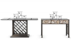 新中式水墨人家装饰玄关柜3d模型 新中式水墨人家装饰玄关柜
