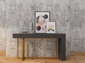 现代简约创意L字形端景台、摆件装饰画3d模型 现代简约创意L字形端景台、摆件装饰画