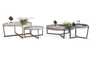 北欧金属十字形、三角形支架茶几3d模型 北欧金属十字形、三角形支架茶几