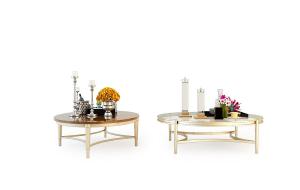 现代金色茶几和摆件组合3d模型 现代金色茶几和摆件组合