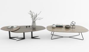 新中式鸟爪支架拼接茶几、摆件组合3d模型 新中式鸟爪支架拼接茶几、摆件组合