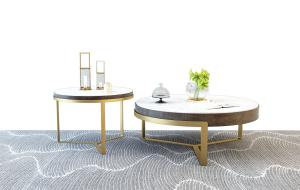 现代三角金属支架圆形茶几3d模型 现代三角金属支架圆形茶几