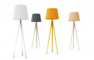 现代多色三脚架落地灯
