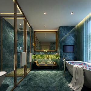 海洋主题现代轻奢卫生间