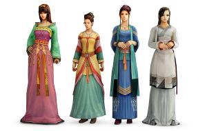 游戏人物之穿古装的女子