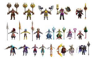 王者荣耀游戏人物、兵器