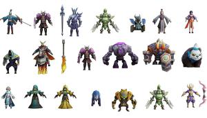 人物和动物游戏角色