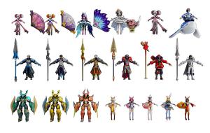 王者荣耀枪矛兵器、游戏人物