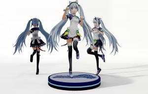 动漫人物之初音未来3d模型 动漫人物之初音未来