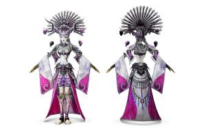 有戏装色彩造型的游戏人物