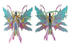 形似蝴蝶的游戏人物