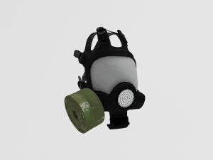 黑色做旧消防防毒面具