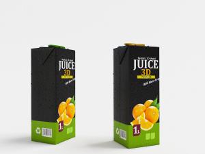 方形纸盒装果汁饮料