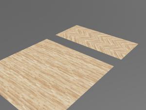 浅实木窄条木地板3d模型 浅实木窄条木地板