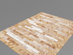 浅实木带有原始木纹理地板3d模型 浅实木带有原始木纹理地板