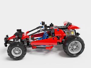 乐高积木拼装儿童玩具拖拉机